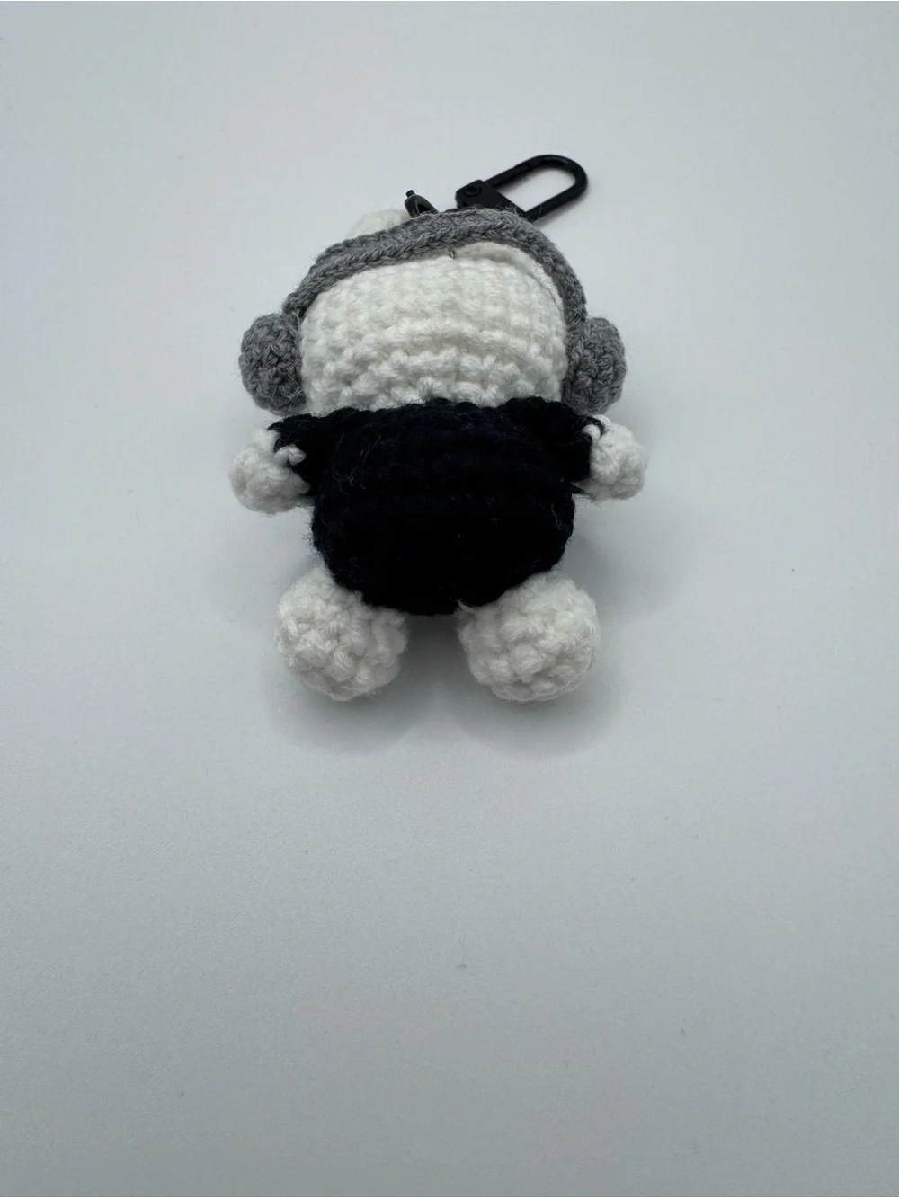 2 for $20 Item, Cute Crocheted Bunny Bag Charm/keychain with Earmuffs/headphones